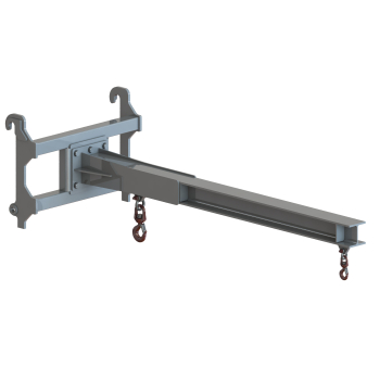 Metal-Technik Wysięgnik dwuhakowy do 4 ton